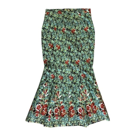 Unbranded Dresses & Skirts - Batik Midi Skirt Medium Veritable